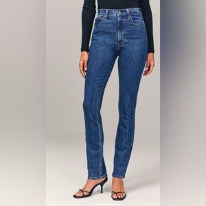 Abercrombie 90’s Slim Straight Ultra High Rise jeans
